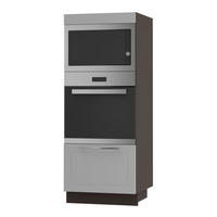 BACKOFENHOCHSCHRANK Kvantum D5AM/60/154 Dust Grey Matt / Lava Matt 60 / 59 / 154cm - Dunkelgrau/Grau, Holz/Holzwerkstoff (60/154/59cm) - Feldmann-Wohnen