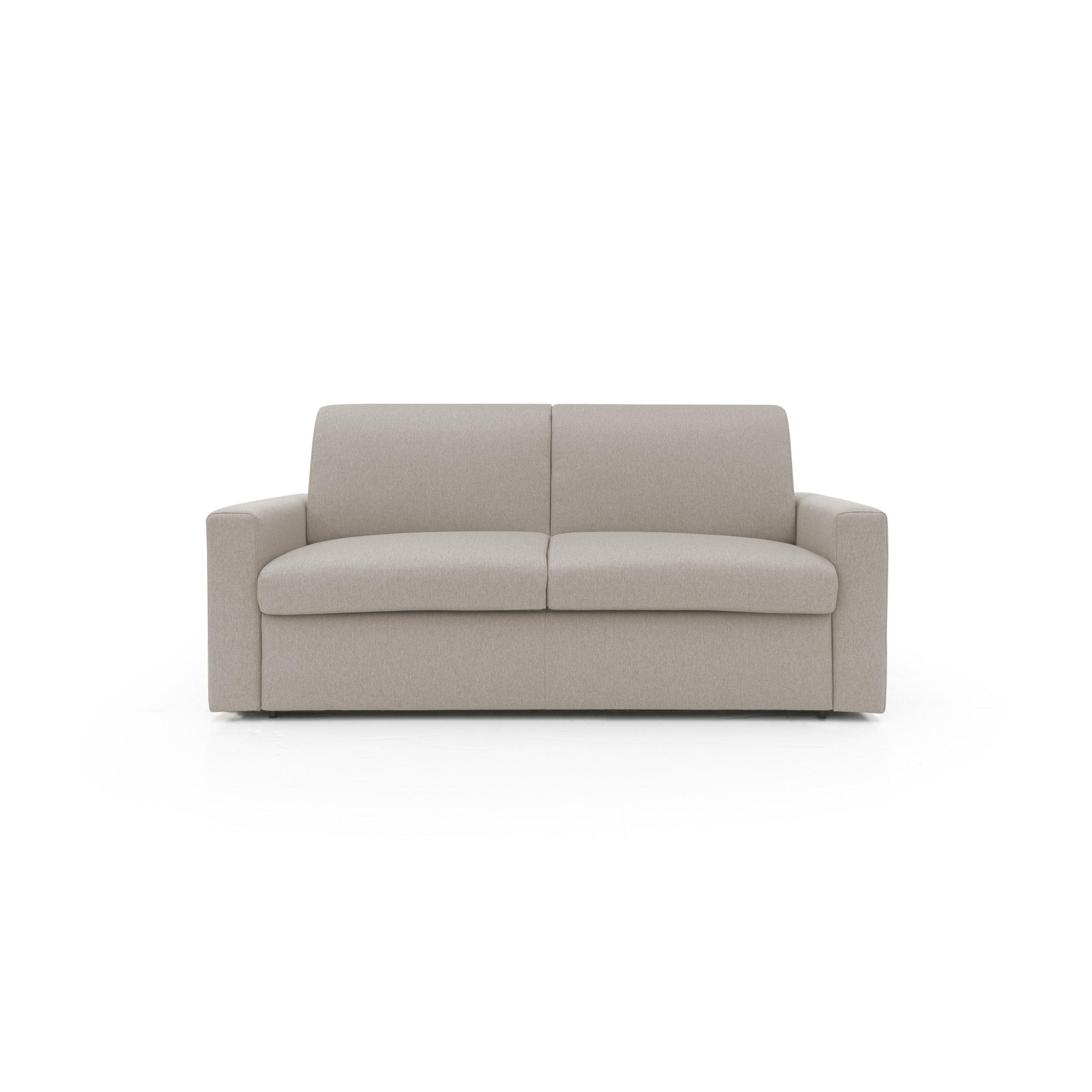 Thumbnail - Divani.store Schlafsofa, Creme, Textil, 212x92x95 cm, Wohnzimmer, Sofas & Couches, Schlafsofas