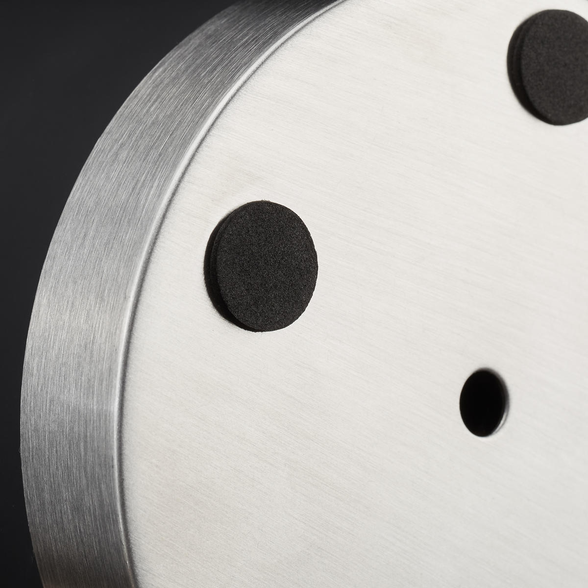 MESSERBLOCK rund - Schwarz, Kunststoff/Metall (11/22/11cm) - Relaxdays