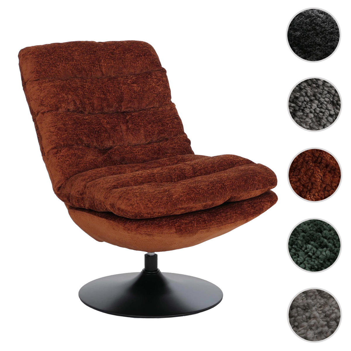 LOUNGESESSEL Orange - Orange, Textil (72/91/90cm) - MCW