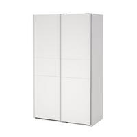 SCHIEBETÜRENSCHRANK, Como, Weiß, Holzwerkstoff, 119 x 67 x 201 cm - Weiß, Holzwerkstoff (119/201/67cm) - ebuy24