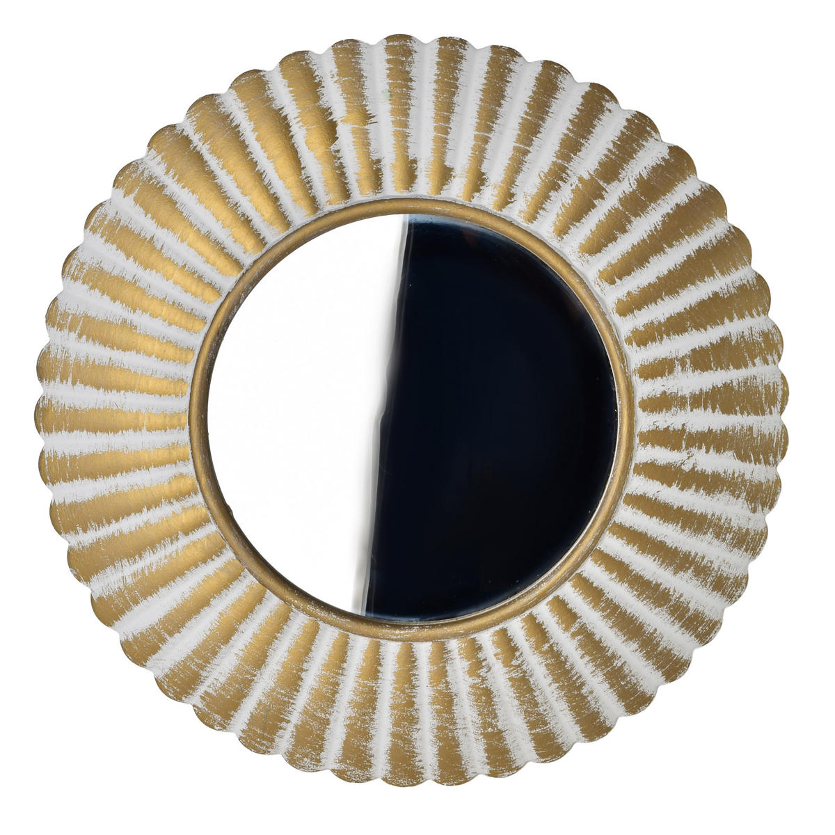 DEKOSPIEGEL Daz Natur 40/40/3 cm Holz - Goldfarben, Holz (40/3/40cm) - Mondex