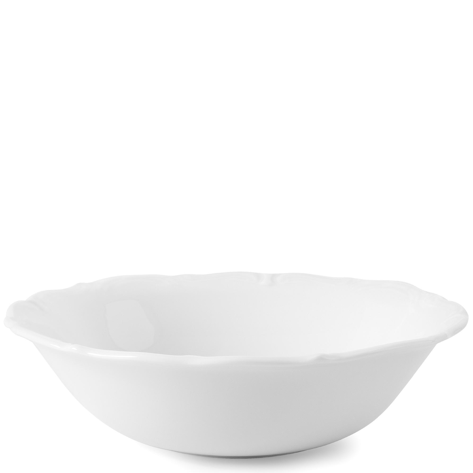 SALATSCHÜSSEL Chodziez MARIA TERESA - Weiß, Keramik (26cm) - KONSIMO®