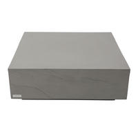 COUCHTISCH COLORADO aus GF-Beton Quadrat, Wetterbeständig, 102x102x36 cm - Grau, Naturmaterialien (102/102/36cm) - Elementi