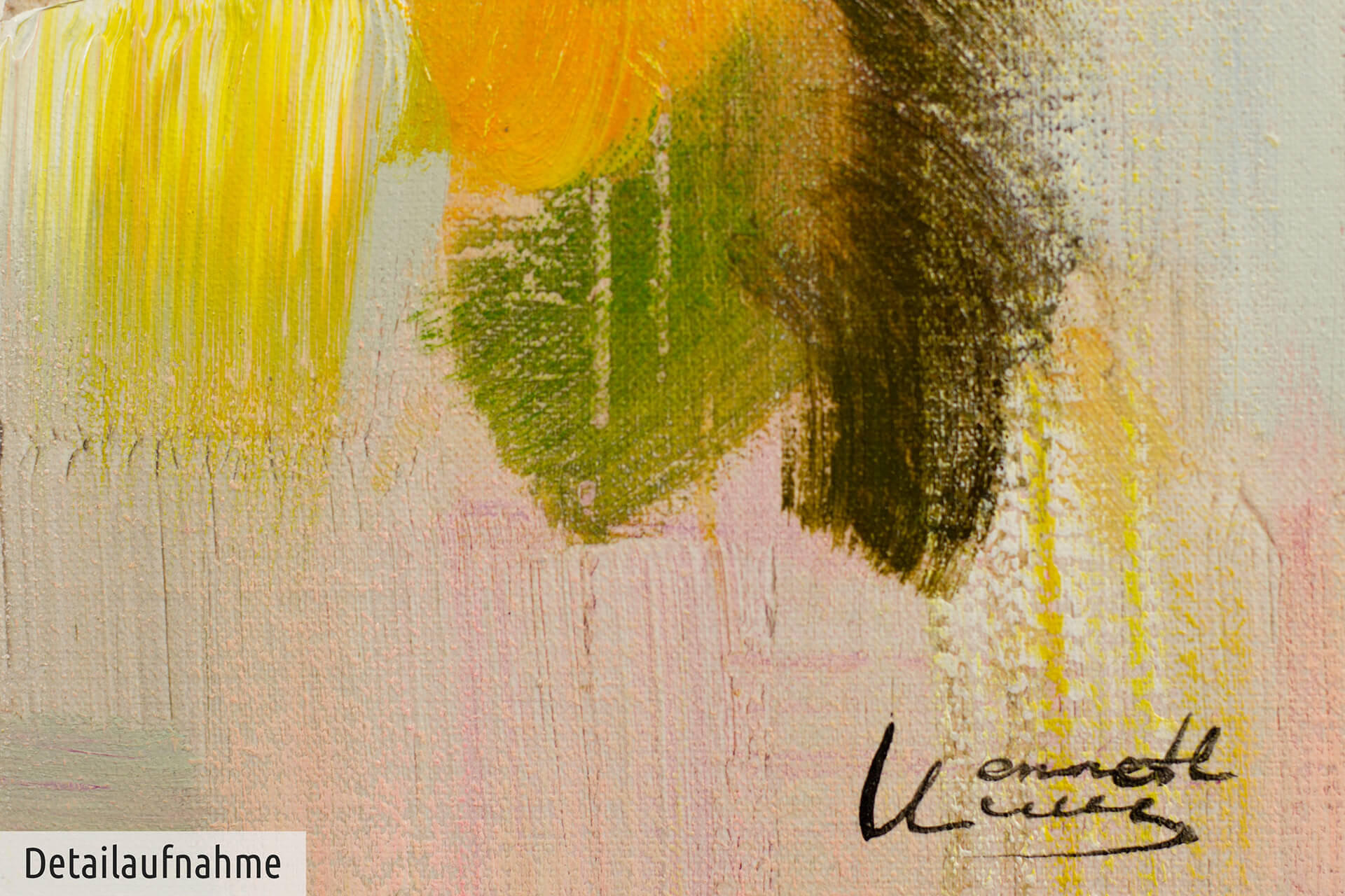 ÖLGEMÄLDE 80/120 cm - Multicolor, Holz/Textil (2.2/120cm) - KUNSTLOFT