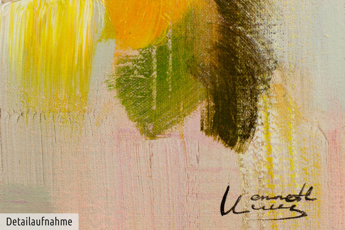 ÖLGEMÄLDE 80/120 cm - Multicolor, Holz/Textil (2.2/120cm) - KUNSTLOFT