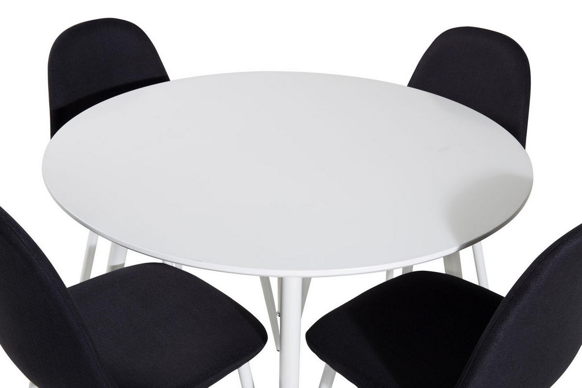 TISCHGRUPPE Schwarz - Schwarz, Holzwerkstoff (100/75/100cm) - ebuy24