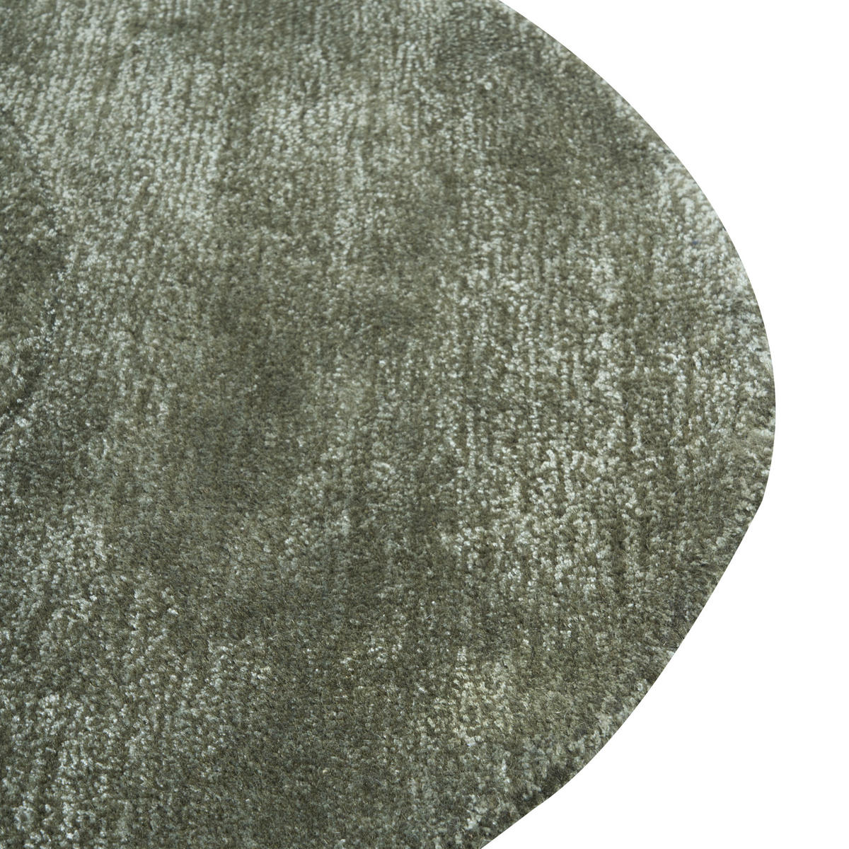 KOBEREC Tmavě zelený 160/230 cm Viskóza Masso - zelená barva, textil (160/230cm) - Beliani