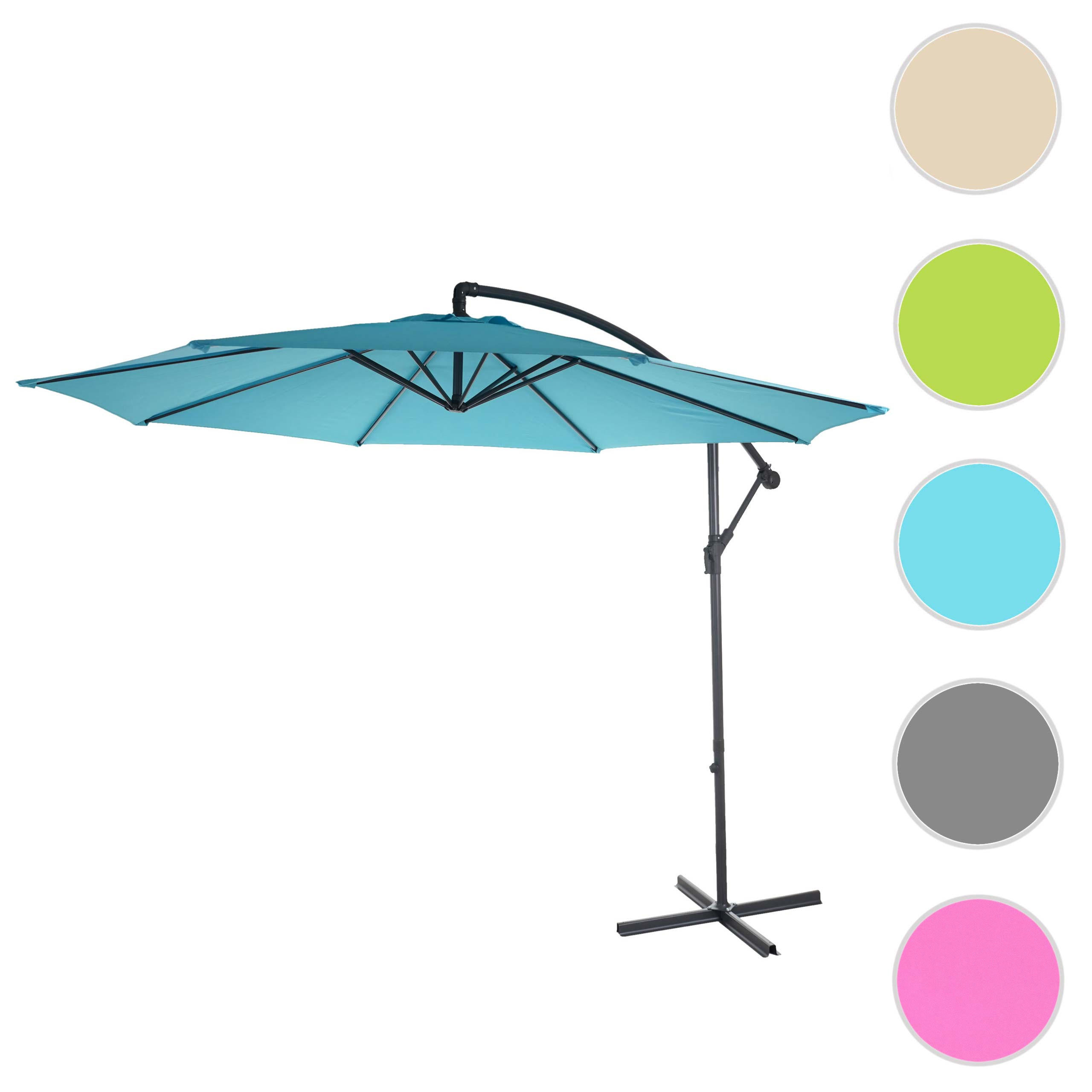 AMPELSCHIRM NEIGBAR Türkis - Türkis, Textil (360/295cm) - MCW