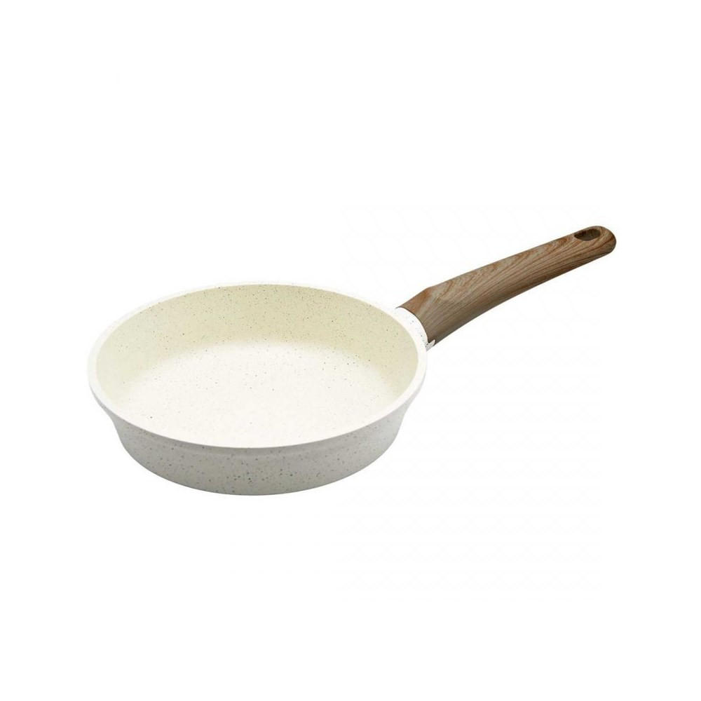 PFANNE Weiß 48/28/6 cm 67588 - Weiß, Metall (28cm) - Brunbeste