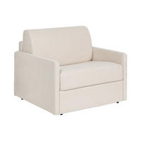 SCHLAFSESSEL - 1 -Sitzer - Polyester - beige - CALIFE - Beige, Textil (104/85/95cm) - Vente-Unique