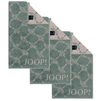 GÄSTETUCH Unisex Classic Frottier Grün 3er Pack Baumwolle - Pinienfarben, Textil (200/135cm) - Joop!