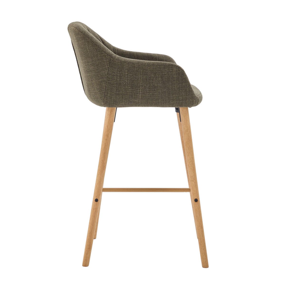 BARHOCKER,2ER-SET,BARSTÜHLE,KÜCHENSTÜHLE,LEINEN,GRÜN - Grün, Textil (55/104/51cm) - LVHOM