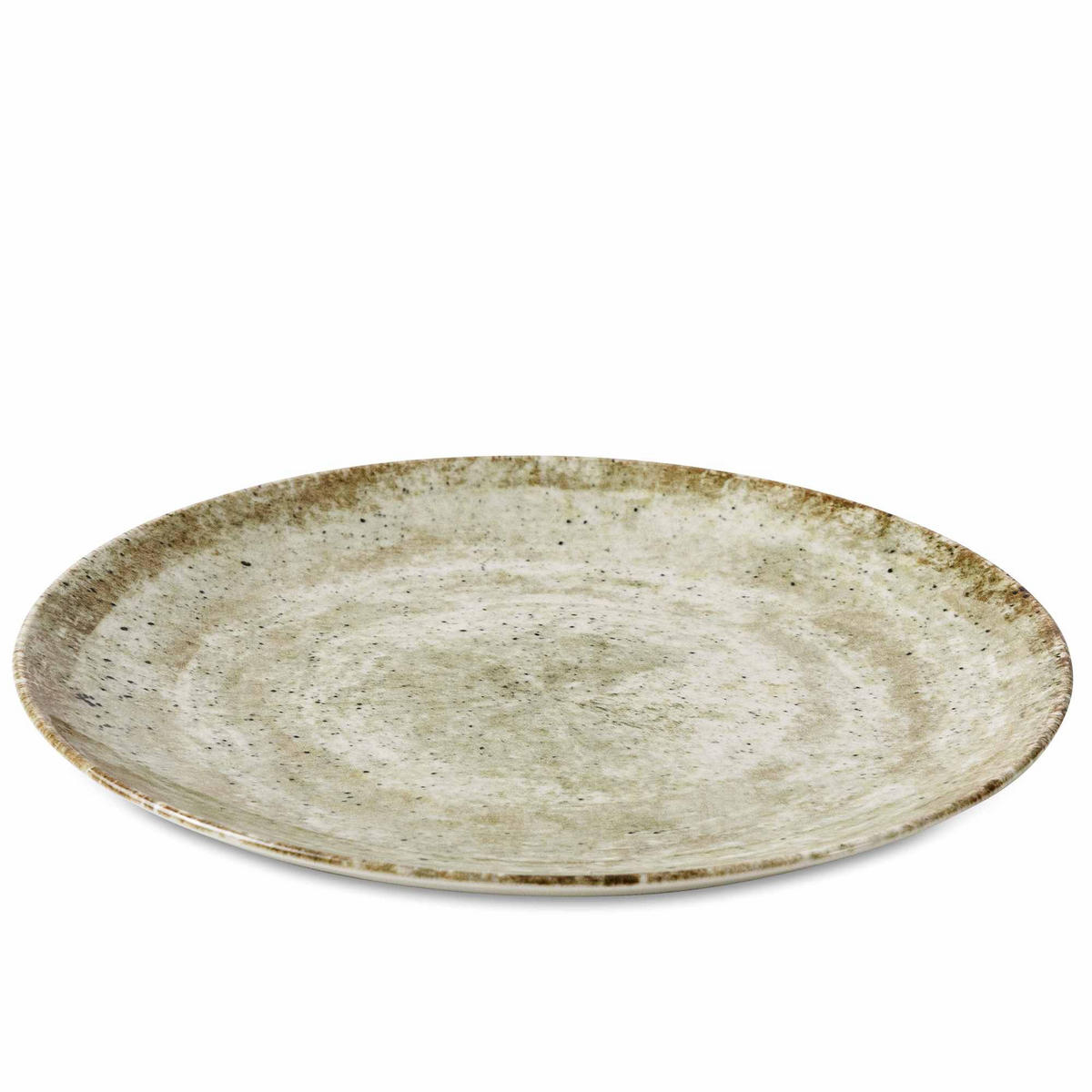 TELLER-SET ERATO 6-tlg Speiseteller Hartporzellan - Beige, Keramik (27.5/1/27.5cm) - KONSIMO®