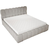 POLSTERBETT 140x200 cm Avilla mit Bettkasten, Lattenrost, Boucle, Hellgrau - Hellgrau, Holz/Textil (140/200cm) - Emporius