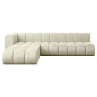 ECKSOFA modulares Sofa Darnel-L2 - 296x177x70 cm Beige - Beige, Holzwerkstoff/Textil (296/177cm) - ALTDECOR