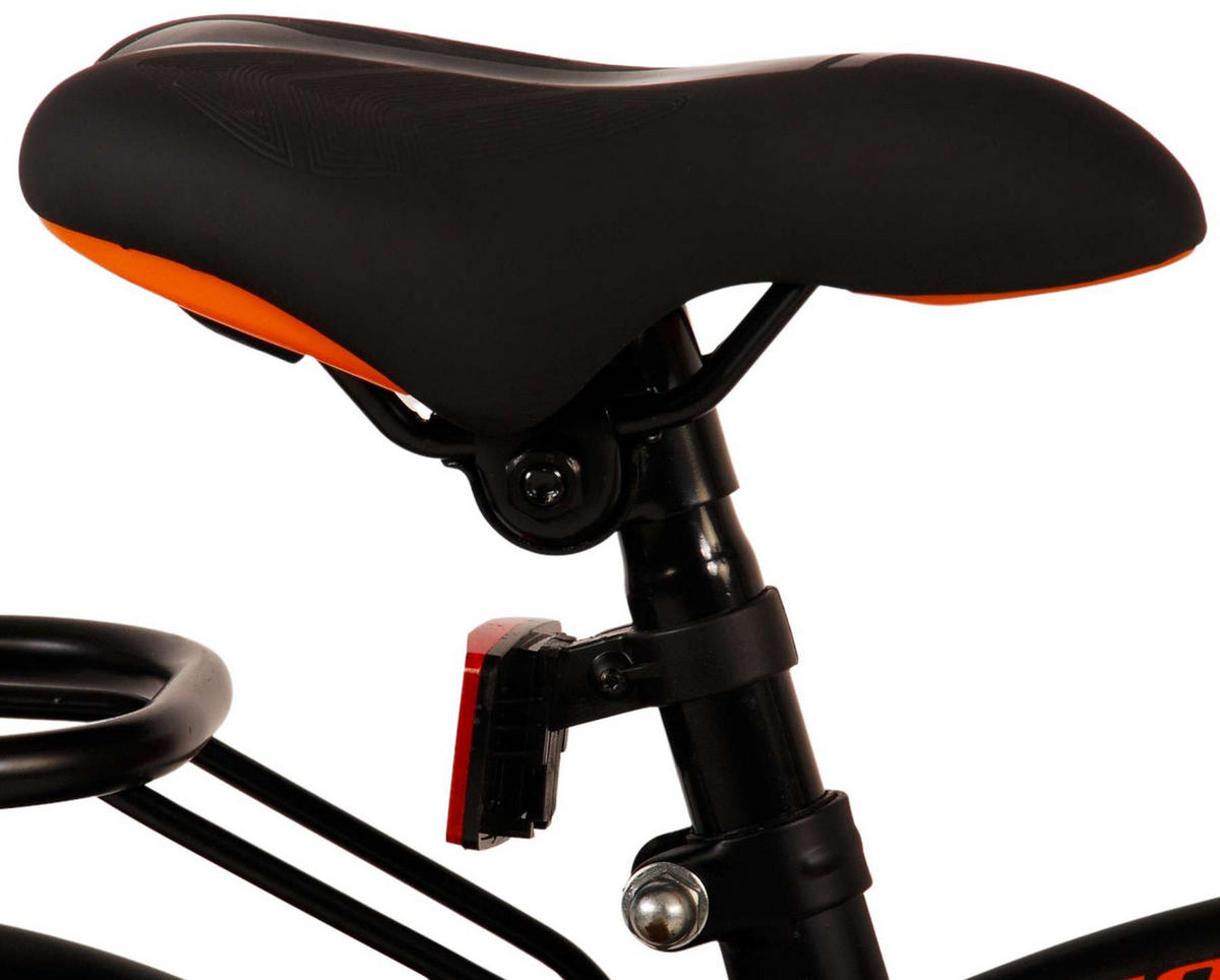 KINDERFAHRRAD Thornbike - Jungen - 14 Zoll - Rücktritt + Handbremse - Schwarz/Orange - Schwarz/Orange, Metall (46cm) - TPFSports