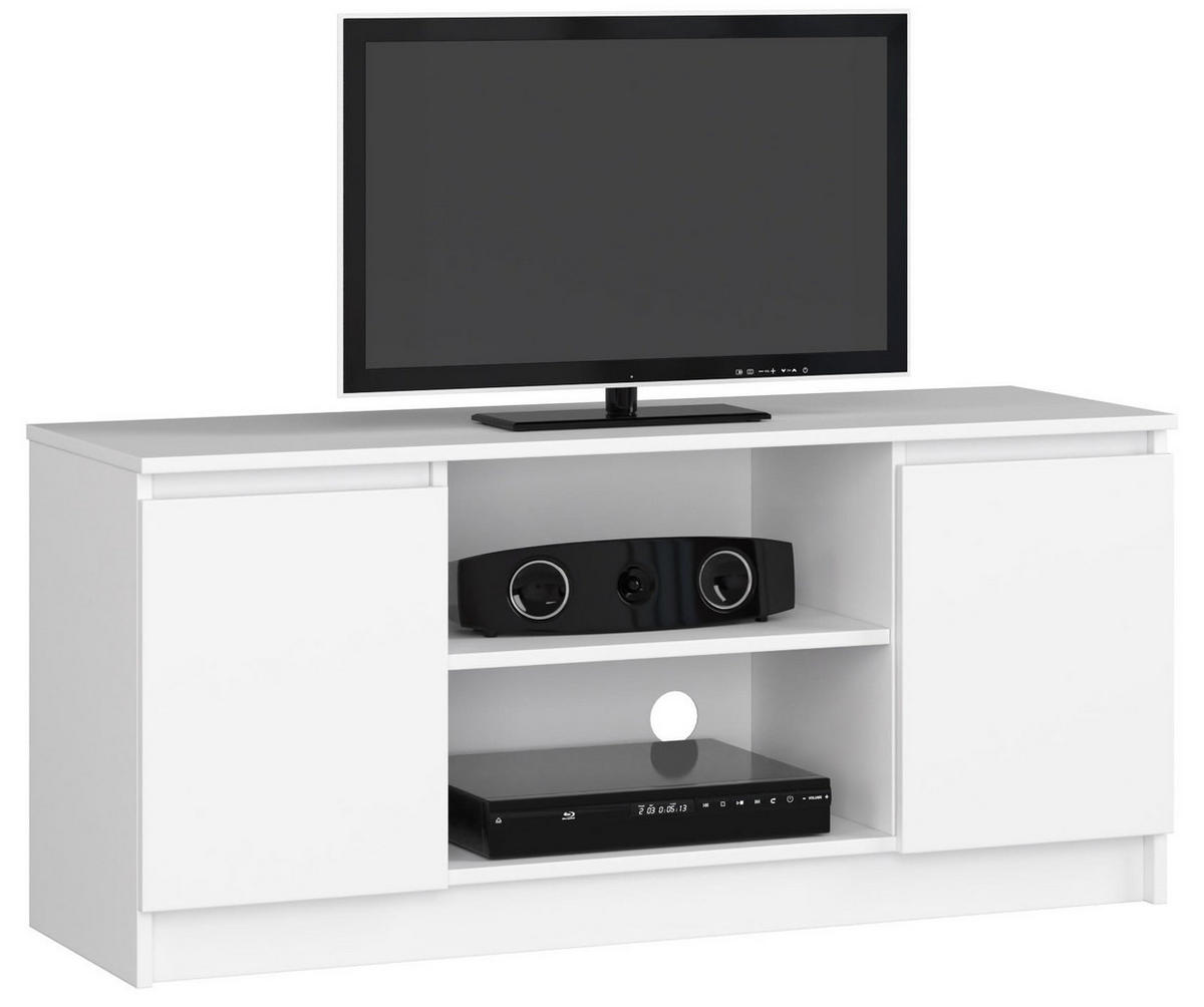 LOWBOARD Weiß 55/120/40 - Weiß, Holzwerkstoff (120/55/40cm) - RAUMHIRSCH FURNITURE