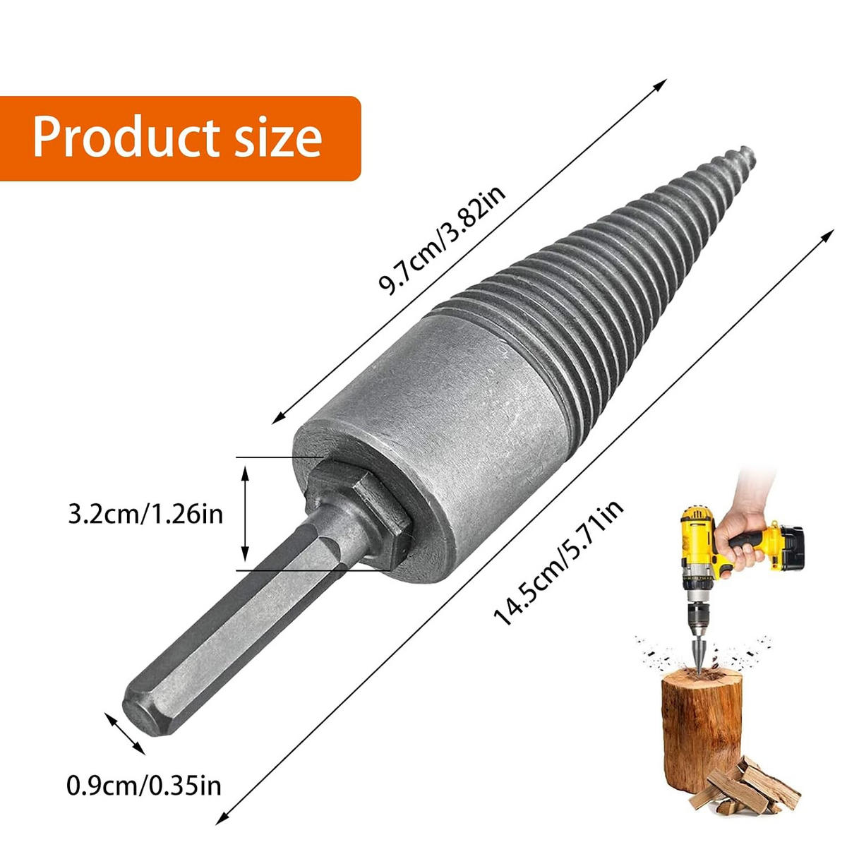 BIT-SATZ - Silberfarben, Metall (5/5/14.5cm) - LIBRATON