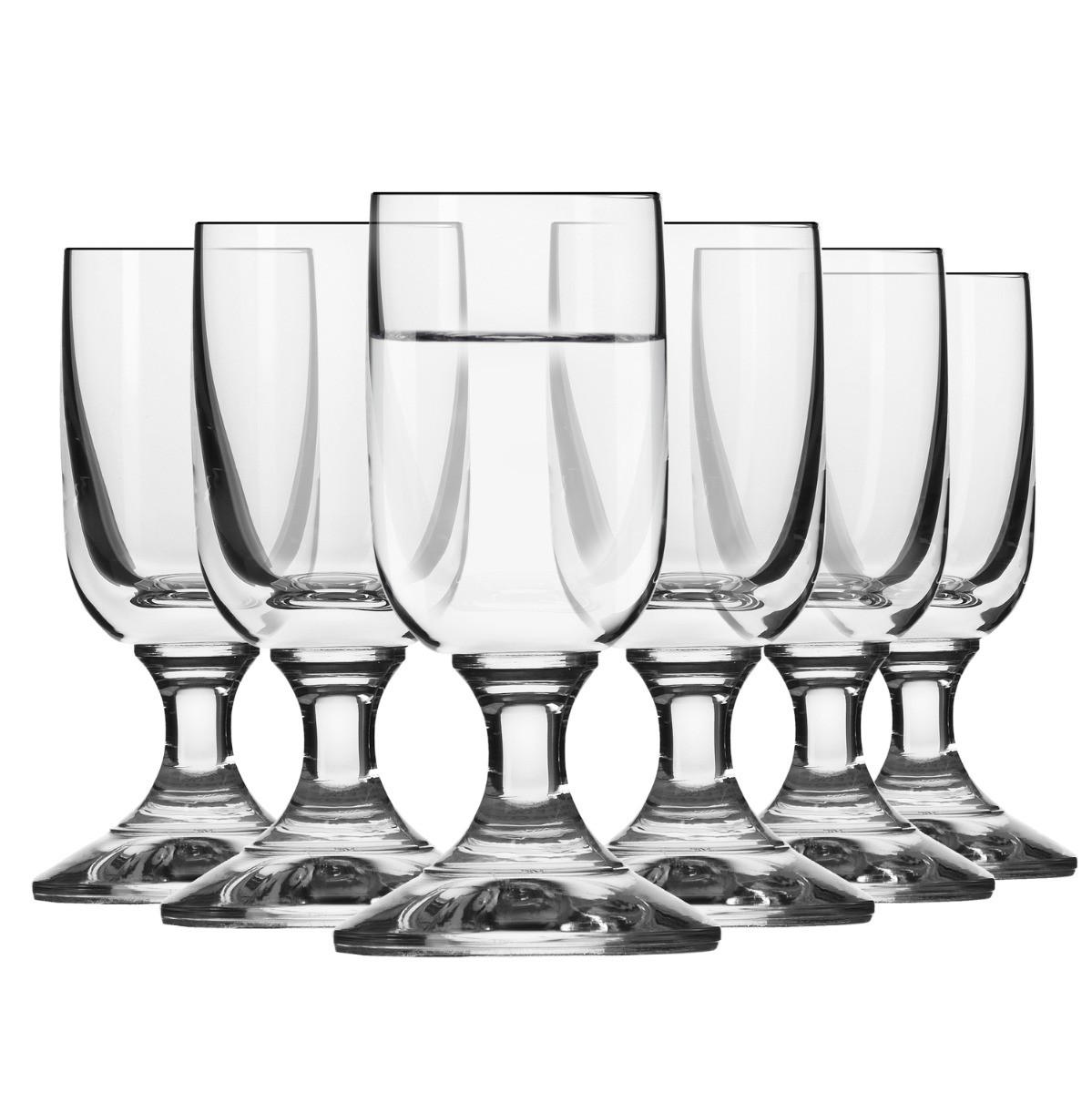 SCHNAPSGLÄSER Balance, 6er-Set, 25 ml - Transparent, Glas (0.025L) - Krosno Glass