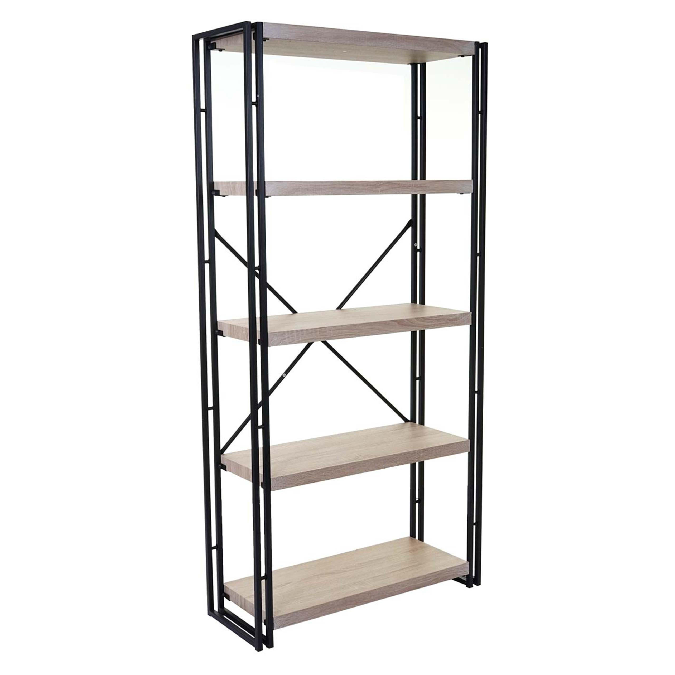 BÜCHERREGAL Beige - Beige, Holzwerkstoff (80/165/30cm) - MCW