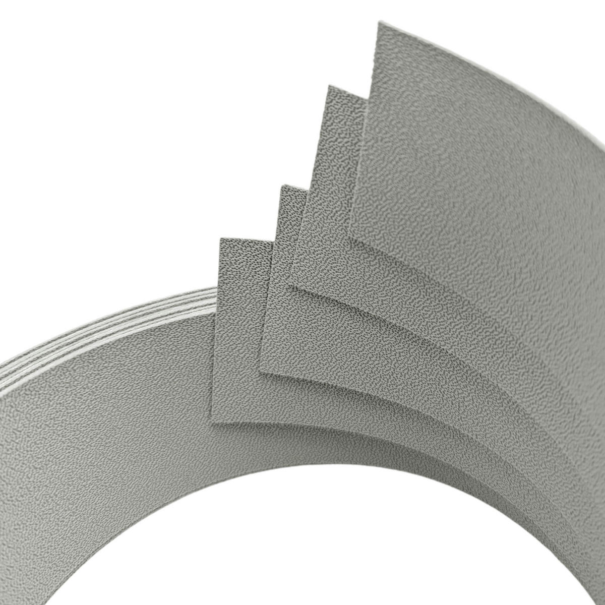 SICHTSCHUTZSTREIFEN Premium Viertel Set Steingrau 2,55m - Graubraun, Kunststoff (255/4.7cm) - ZAUN|ZU