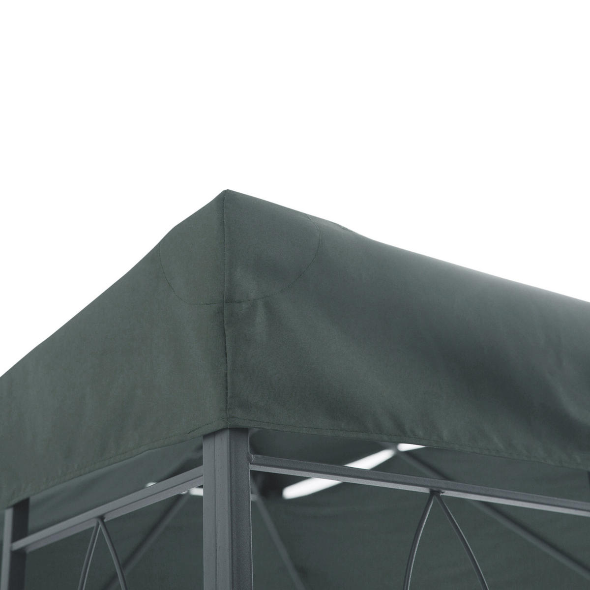 ERSATZDACH Pavillondach, Polyester, Kohlegrau - Anthrazit, Kunststoff (400/20/300cm) - Outsunny