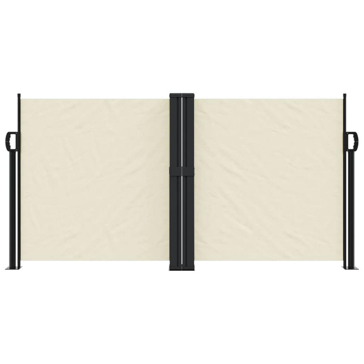 SEITENMARKISE Ausziehbar Creme 120x1000 cm - Creme, Metall (1000/120cm) - furnicato