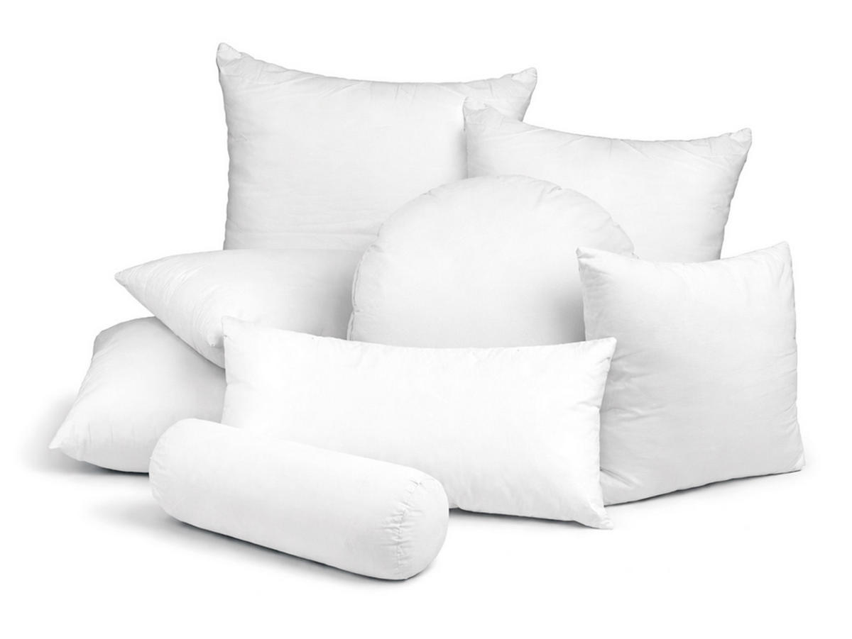 FEDERKISSEN Publik rund 40 cm Ø - Creme, Textil (40/40cm) - beties Heimtextil