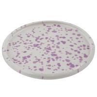 FRÜHSTÜCKSTELLER Boogy Splash - Violett, Keramik (21/21/2.3cm) - Butlers