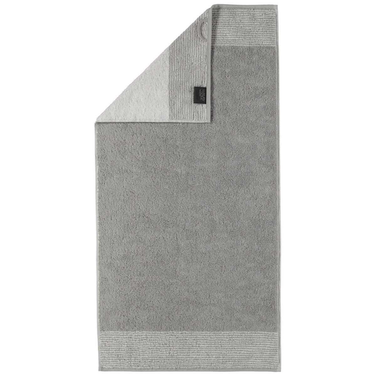 HANDTUCH Unisex Luxury Home C Two-Tone Grau Baumwolle 10er Pack - Platinfarben, Naturmaterialien (200/135cm) - Cawoe
