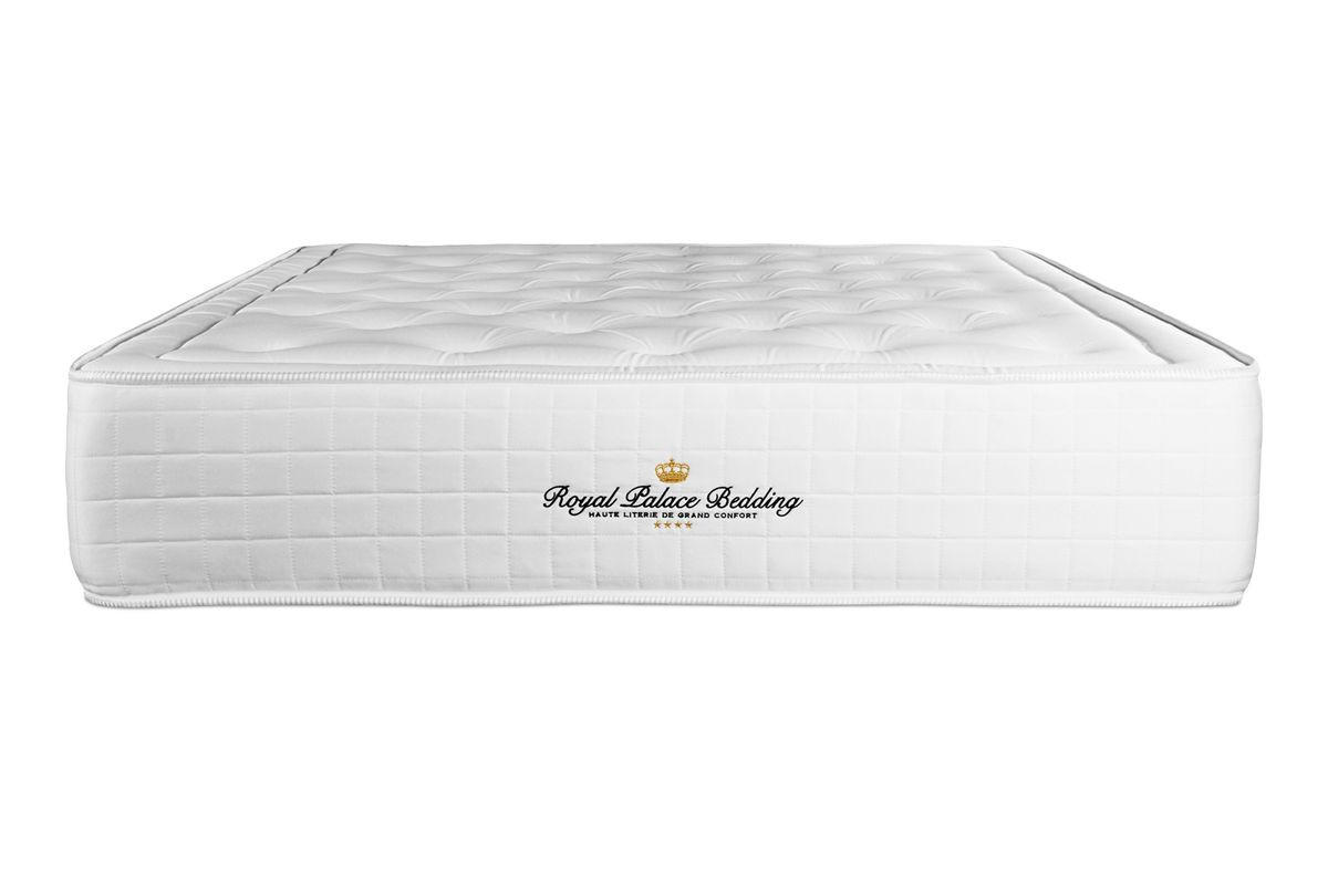 MATRATZE Buckingham Memory-Schaum 150 x 195 cm h1 - Weiß, Textil (150/195cm) - ROYAL PALACE BEDDING