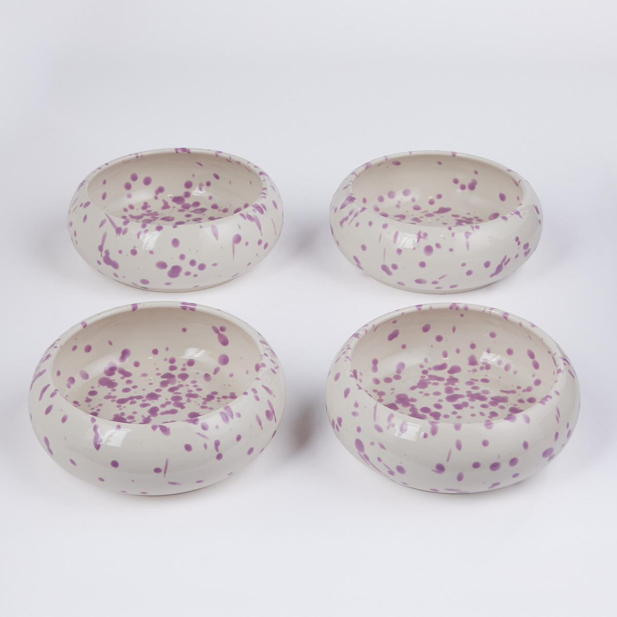 SCHALE Boogy Splash 700ml - Flieder, Keramik (16/16/6cm) - Butlers