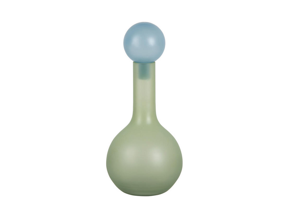VASE Alegre Globo 14/14/31 cm - Grün, Glas (14/31cm) - Present Time