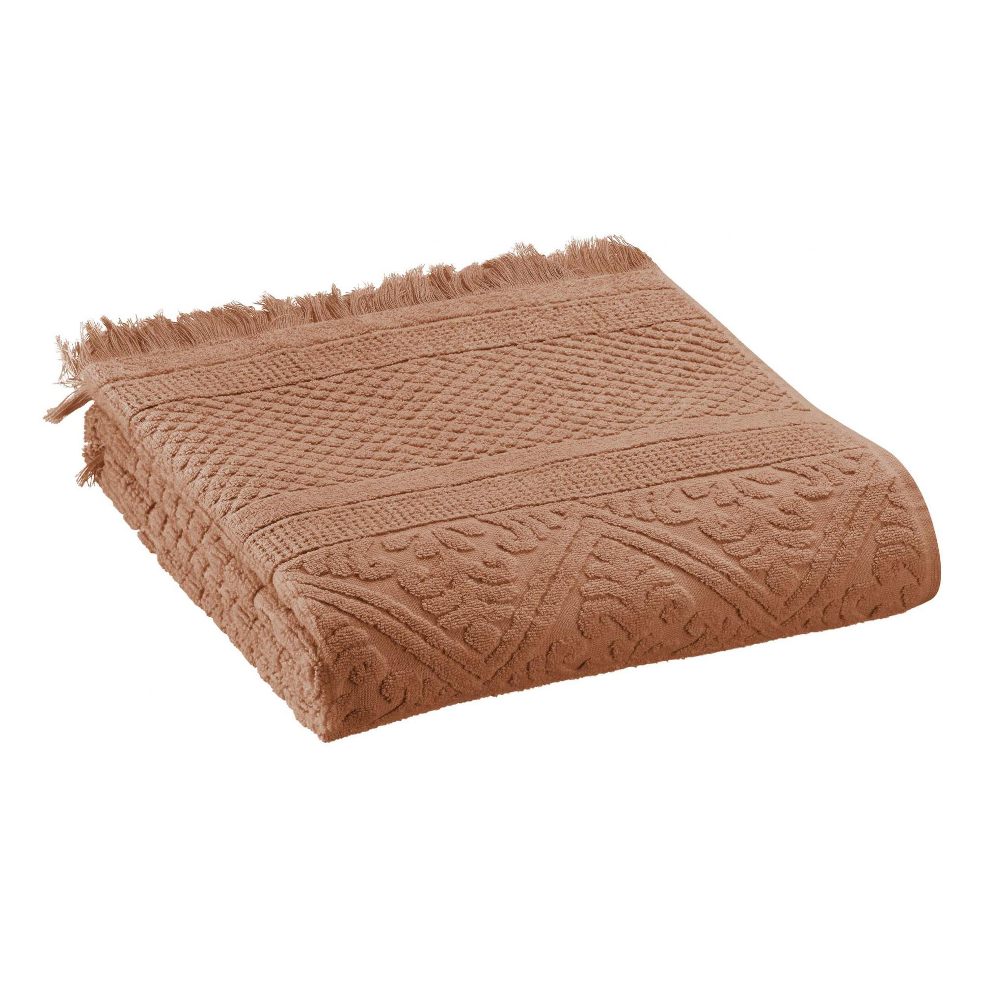 HANDTUCH Zoé nussbraun 50 x 100 cm - Braun, Textil (50/100cm) - Vivaraise