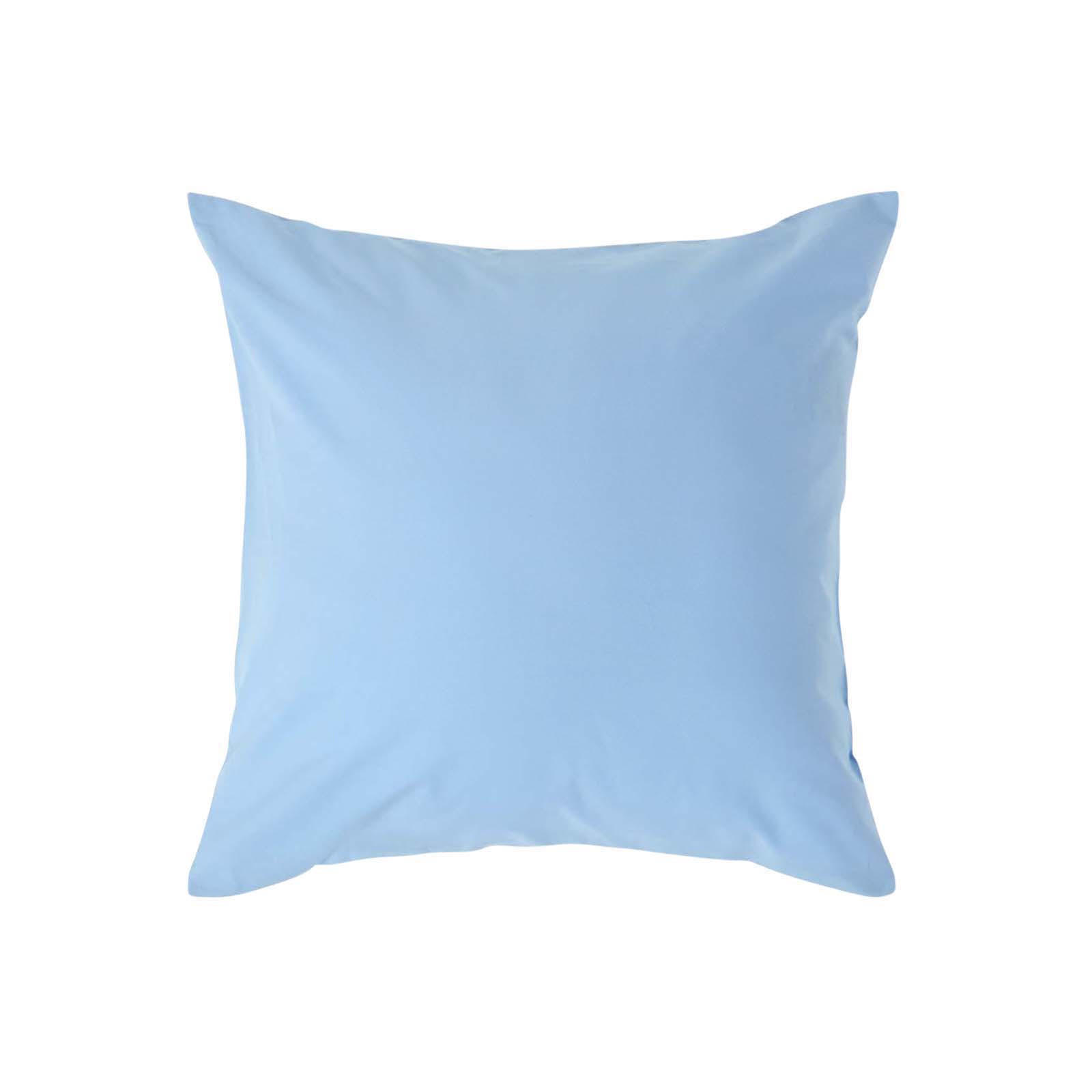 KISSENBEZUG Perkal, Ägyptische Baumwolle, Fadendichte 200 - Blau, Textil (40/40cm) - Homescapes