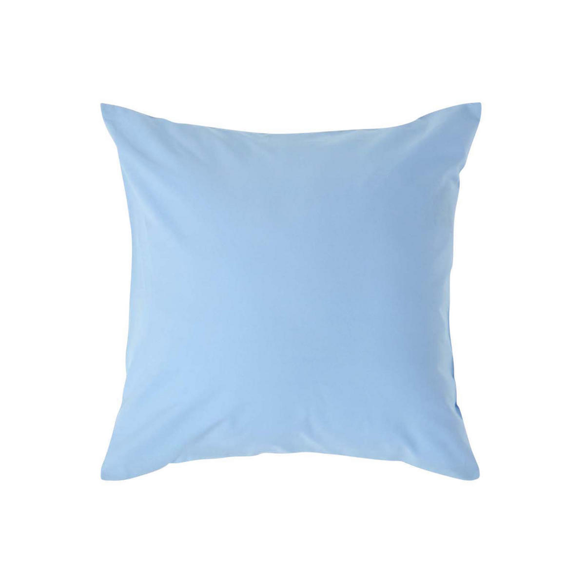 KISSENBEZUG Perkal, Ägyptische Baumwolle, Fadendichte 200 - Blau, Textil (40/40cm) - Homescapes