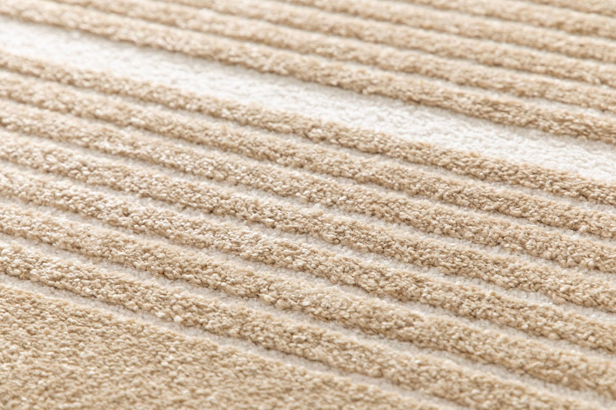 TEPPICH sehr weich mit Relief-Effekt bruin - Braun, Textil (160/230cm) - AFK Living