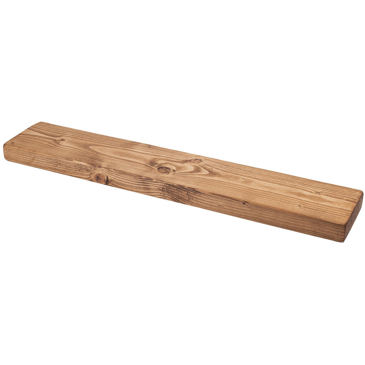 WANDREGAL rustikales 15/4,4/40 cm unbehandelt - Braun, Holz (40/4.4/15cm)
