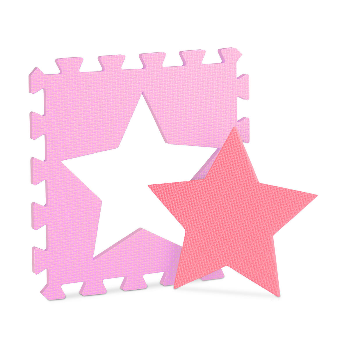 9XPUZZLEMATTE - Pink/Rosa, Kunststoff (32/32cm) - Relaxdays