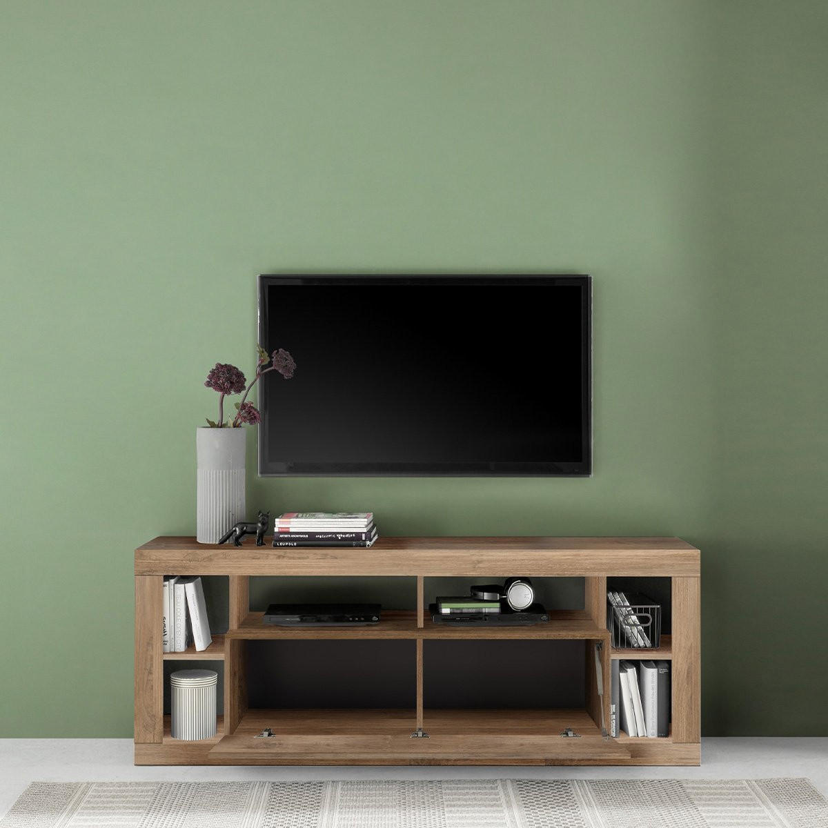 TV-MÖBEL 1 Tür L172 cm - Rimini - Eiche Artisan, Holzwerkstoff (40/66/172cm) - Calicosy