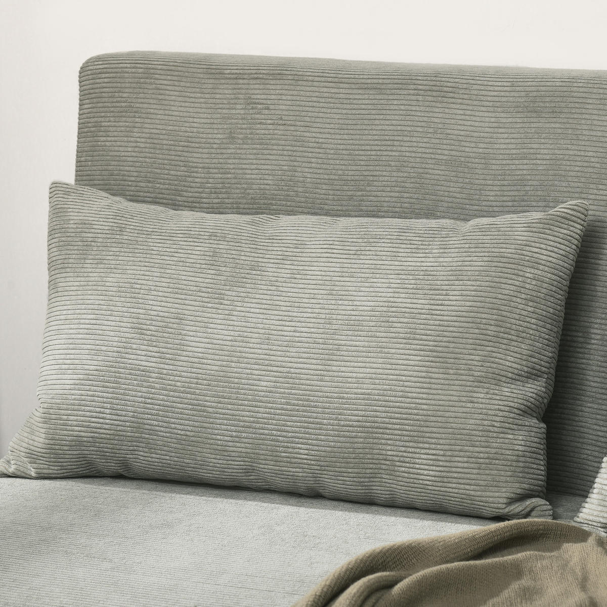 2-SITZER Schlafsofa Grau 141.0/90.0/81.0 cm - Grau, Textil (90/81/141cm)