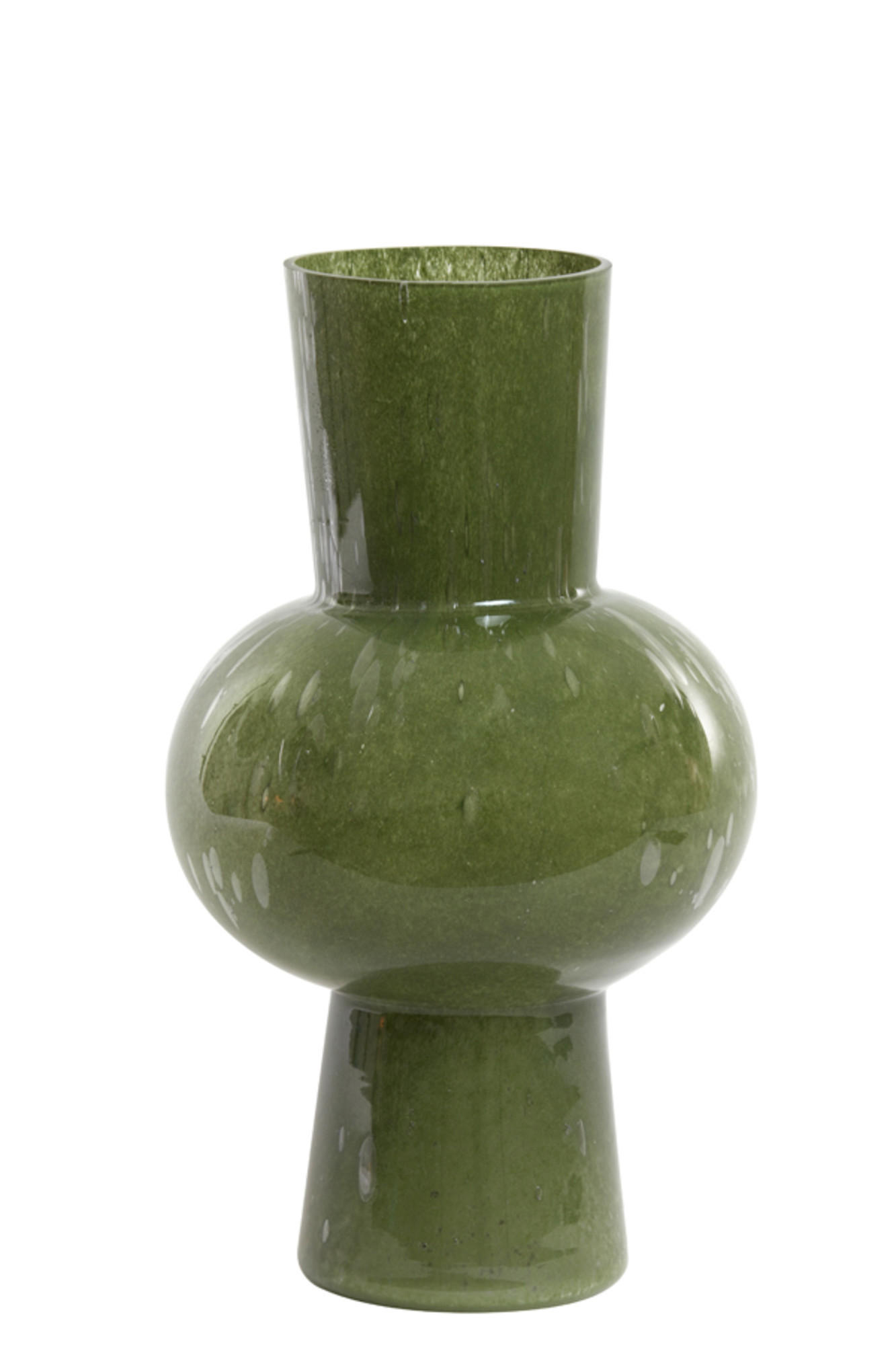 VASE Halley Grün Ø23/40 cm - Grün, Glas (23/40cm) - Light & Living