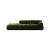 SOFA modular rechts Bellis aus Boucle grün 4 Sitzplätze - Grün, Textil (282/70/94cm) - Micadoni