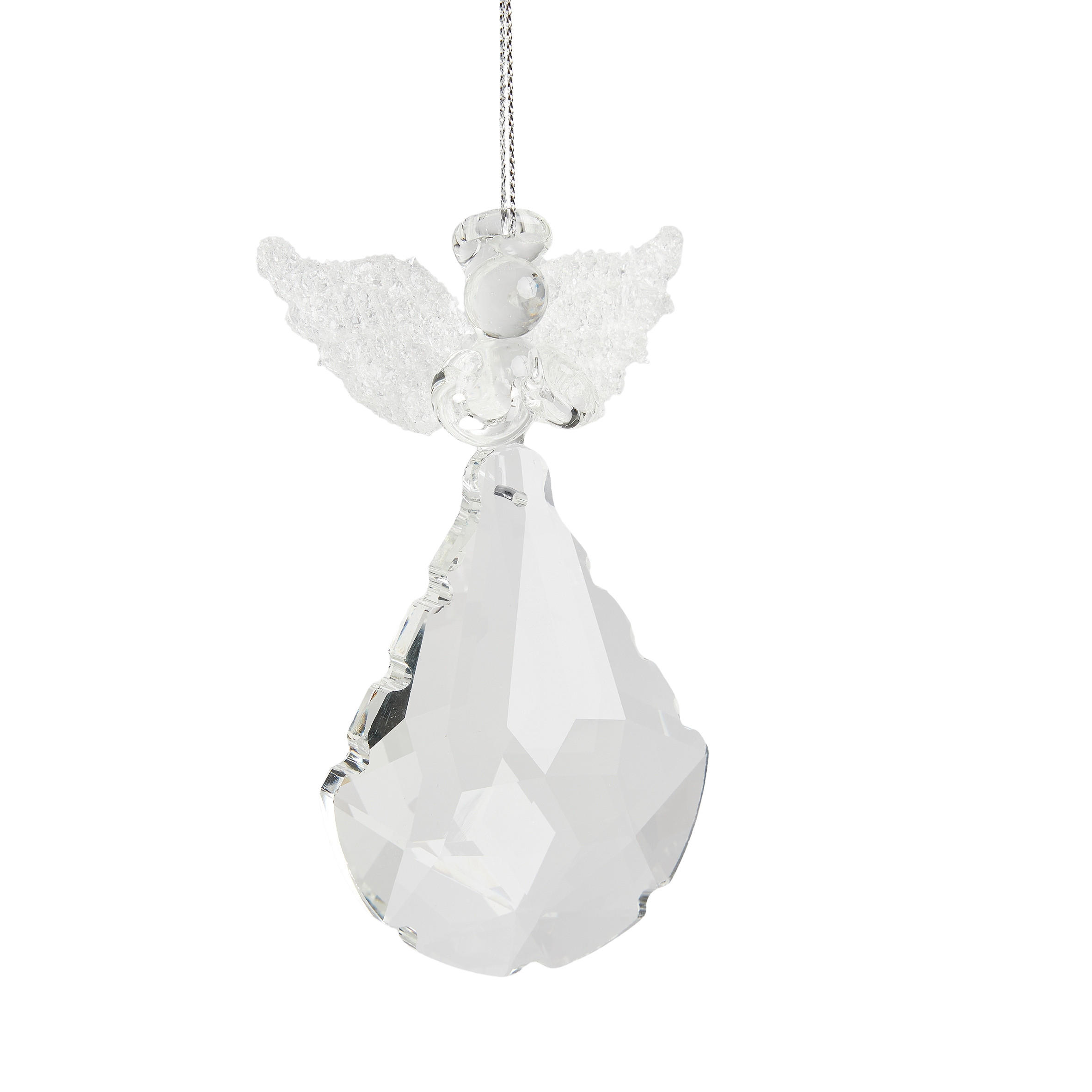 WEIHNACHTSDEKO Hängend ANHELO, 7 x 10,5 cm, Transparent, Christbaumschmuck, Weihnachtsbaumdekoration, Christmas, Xmas - Transparent, Glas (7/3/10.5cm) - home&you