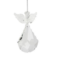 WEIHNACHTSDEKO Hängend ANHELO, 7 x 10,5 cm, Transparent, Christbaumschmuck, Weihnachtsbaumdekoration, Christmas, Xmas - Transparent, Glas (7/3/10.5cm) - home&you