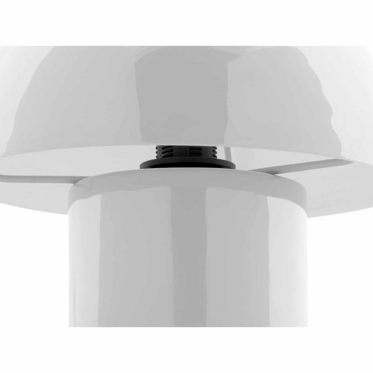TISCHLAMPE Fat Mushroom 20/20/20 cm - Weiß, Metall (20/20/20cm) - Leitmotiv