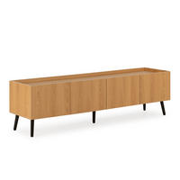 TV-ELEMENT Siren 4 türen Eichenfarbe - Honigeiche, Holzwerkstoff (160/45/40cm) - VS Venta-stock
