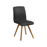 ESSZIMMERSTUHL 2er-Set Delfi 5 Wildeiche Massiv/Microfaser Anthrazit - Anthrazit, Holz (46/92/56cm) - 58aufmkessel