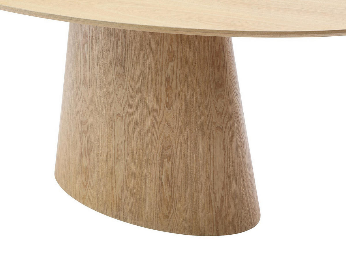 ESSTISCH - 6 Personen - MDF - Holzfarben hell - ANTELADA - Naturfarben, Holz (90/160/76.5cm) - Vente-Unique